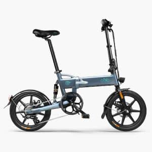 Fiido D2S Folding Electric Bike, is the cyclist favourite e-bike. Powered by 250w brushless motor, 7.8ah, 16 inch wheel, rear suspension, disc brake, front and rear light included. Fiido D2S offers 25-30 mile electric riding range, the tires are designed to go off-road and can handle all terrain. The small and compact Fiido D2S is suitable for all gender, men or ladies. Perfect for commuting and leisure use. Fiido D2S Electric Bike is the best selling affordable budget bike in UK.