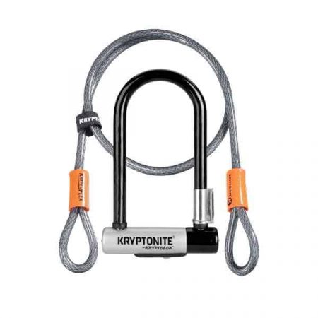 Kryptolok-Standard-U-Lock-with-4-foot-Kryptoflex-cable-Sold-Secure-Gold-Sale - Bike lock - bicycle lock - cycle lock - ebike locks