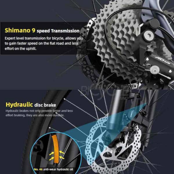 ADO-DECE-300C-hydraulic-disc-brake-9-speed-shimano-gears-ADO-Electric-Bike-27-Inch-250W-Motor-leisure-bike-travel-by-electric-bike-road-electric-bike-