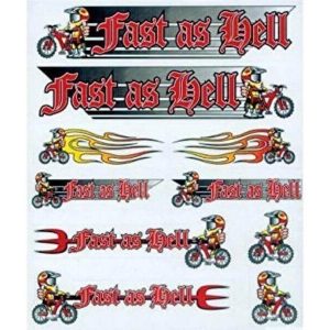 Fast as Hell Decals