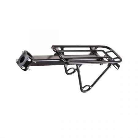 OXFORD SEAT POST ALLOY PANNIER RACK BLACK WITH SUPPORTS DELAX RACK SYSTEM Universal Fitting Disc compatible Material: Alloy Powder coated 25.4" - 31.8" Seat Post Fitting 1-3 Days Delivery  