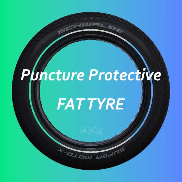 The best puncture protective tyre for Fat Tyre E-Bike. Whether you’re travelling on tarmac or trail, the beefy Super Moto-X offers you the best riding characteristics and plenty of comfort. The 3mm Green Guard puncture protection and reinforced sidewalls lets you reach your destination safely, even in the toughest conditions.